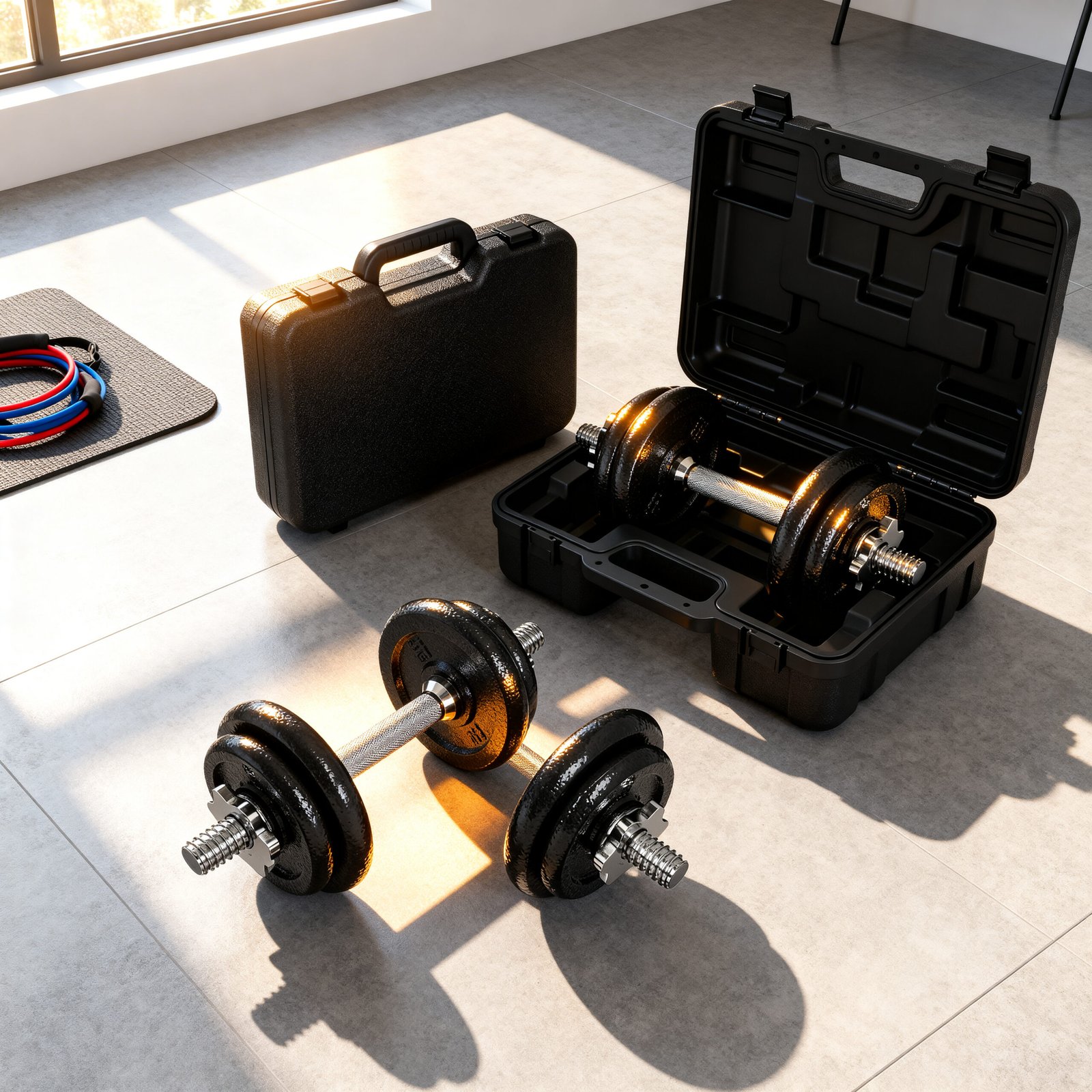 adjustable dumbbells product view