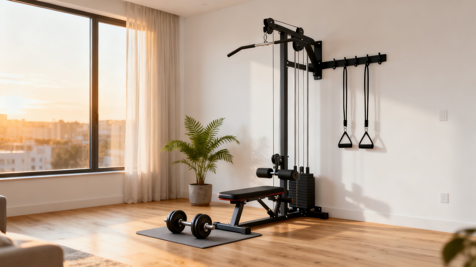 compact home gym machine - Illustration 1