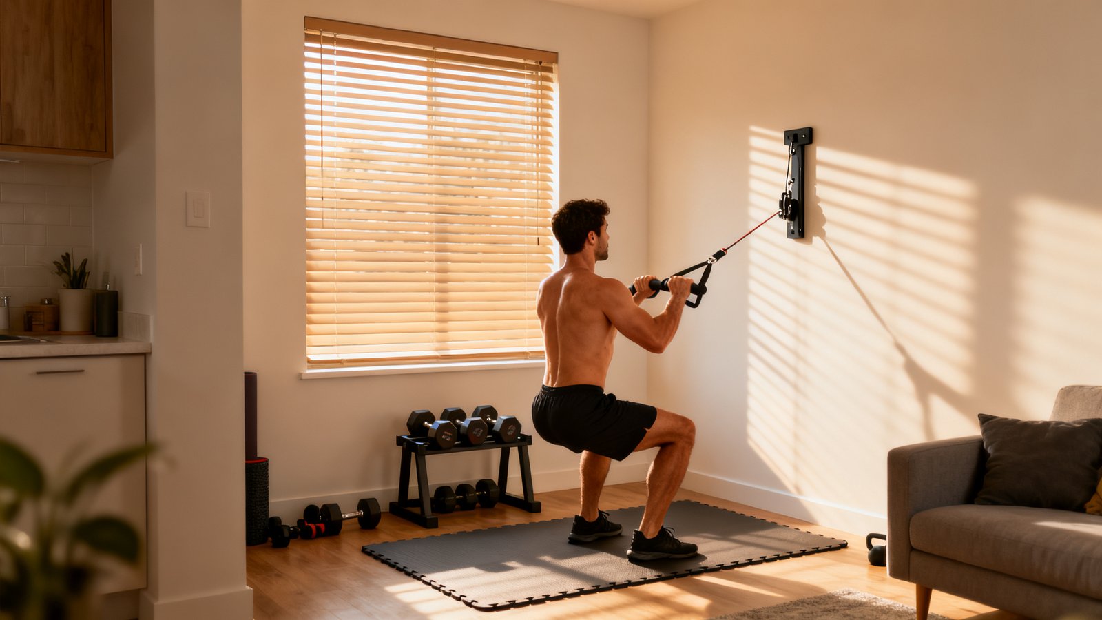 compact home gym machine - Illustration 3