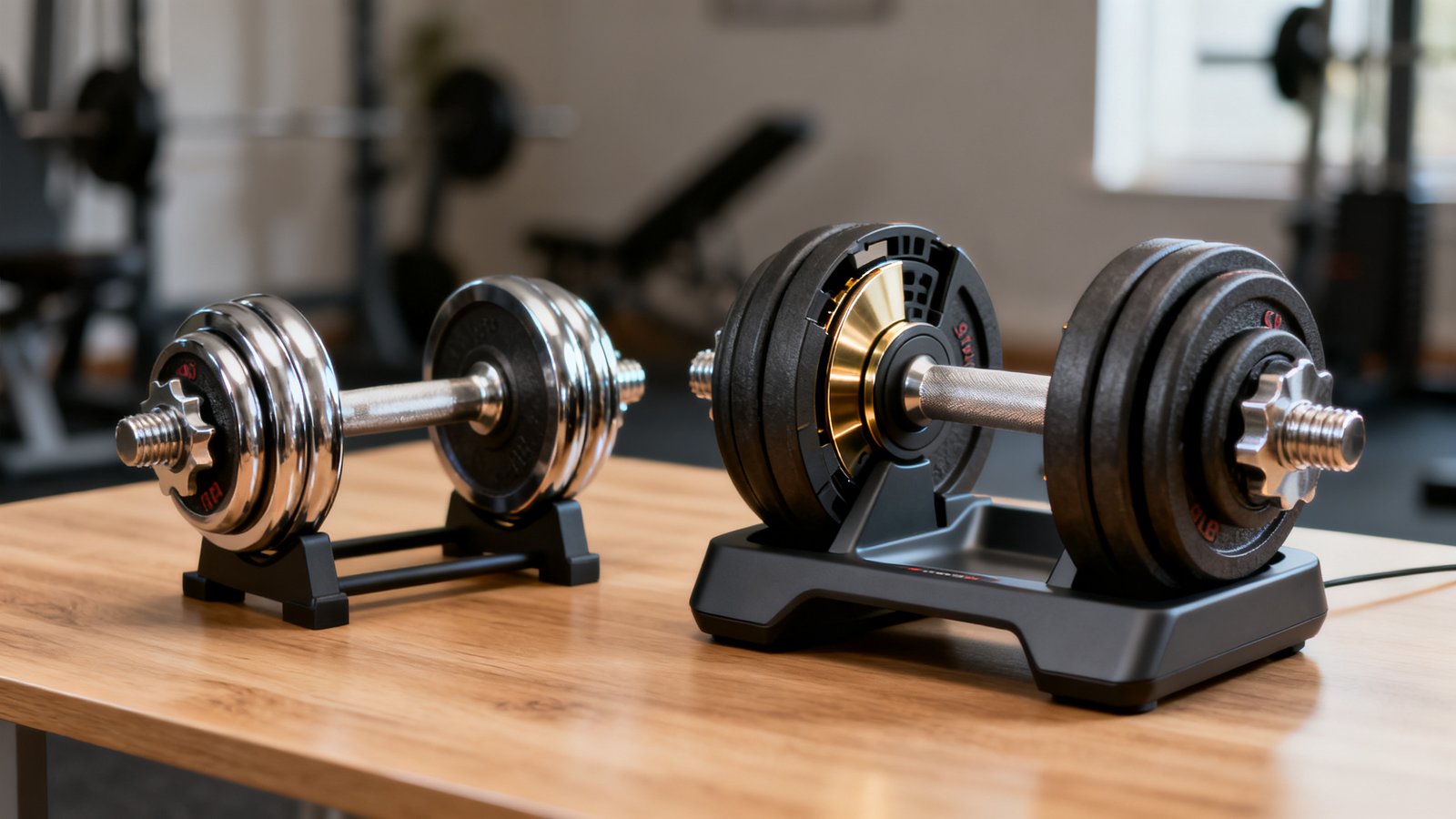 Adjustable vs Fixed Dumbbells: 3 Best Ways to Save Space 2 adjustable vs fixed dumbbells - Illustration 2